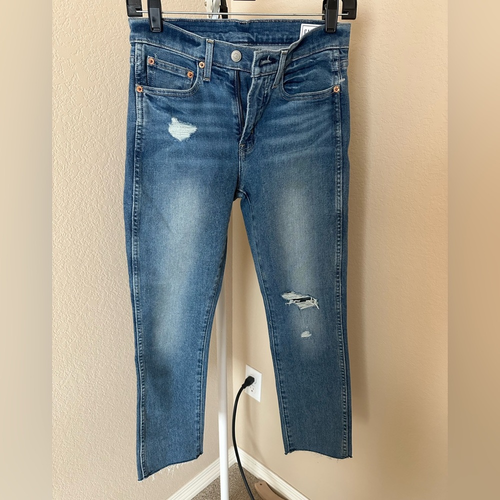 NWT Gap slim mid rise jeans 26 or 2P
